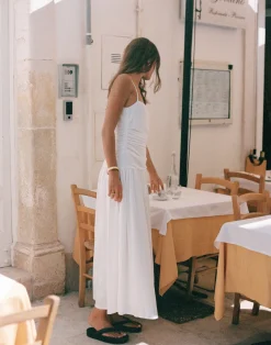 Reese Maxi Dress (White)*CHARCOAL Sale
