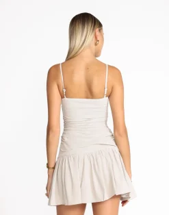 Reese Mini Dress (Latte)*CHARCOAL Sale