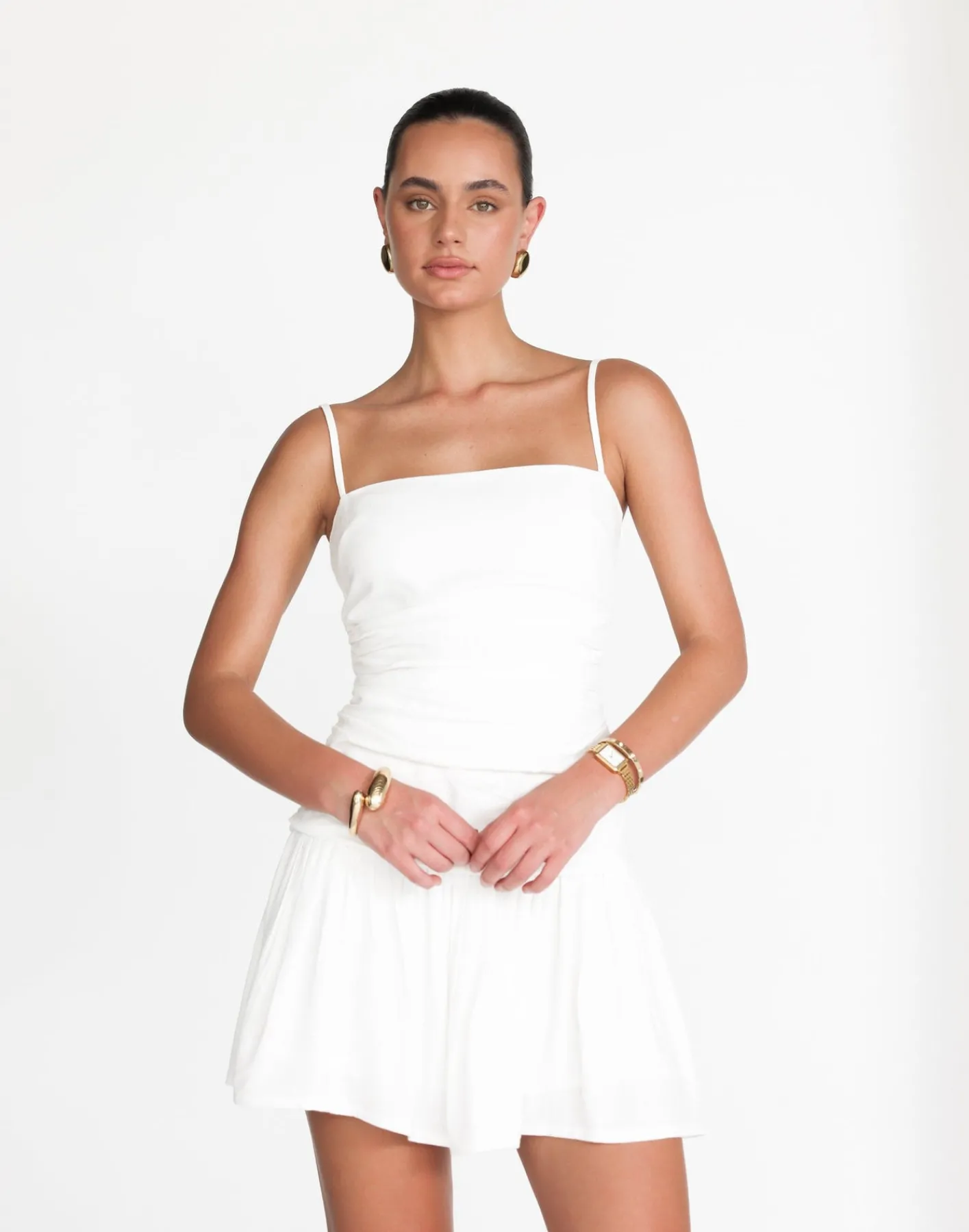 Reese Mini Dress (White)*CHARCOAL Online