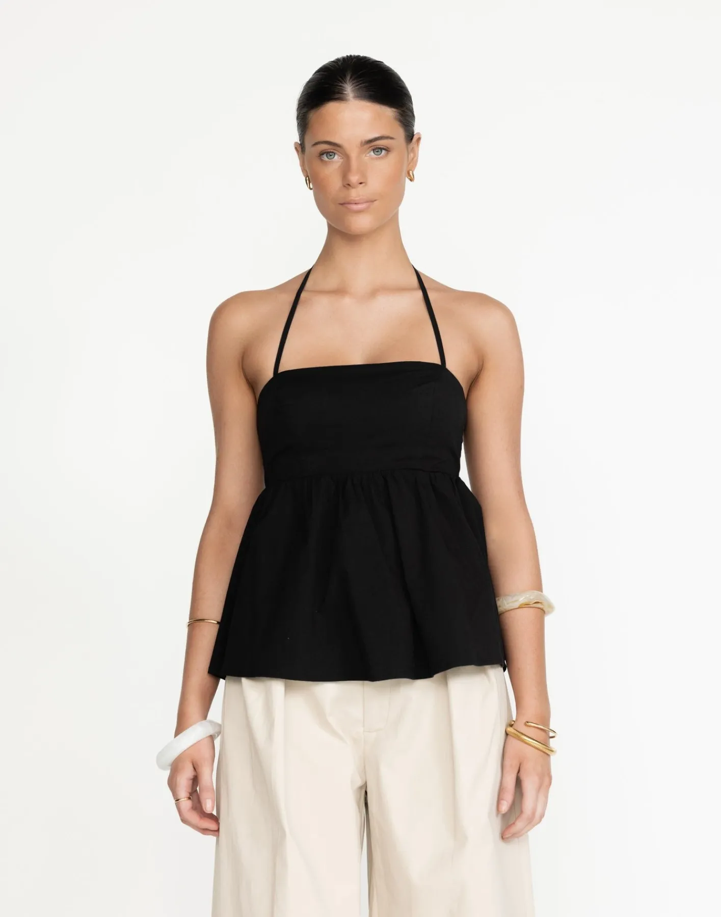 Regan Top (Black)*CHARCOAL Clearance