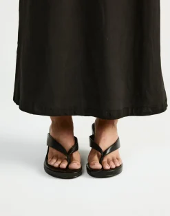 Ren Wedges (Black Smooth PU) - By*Therapy New