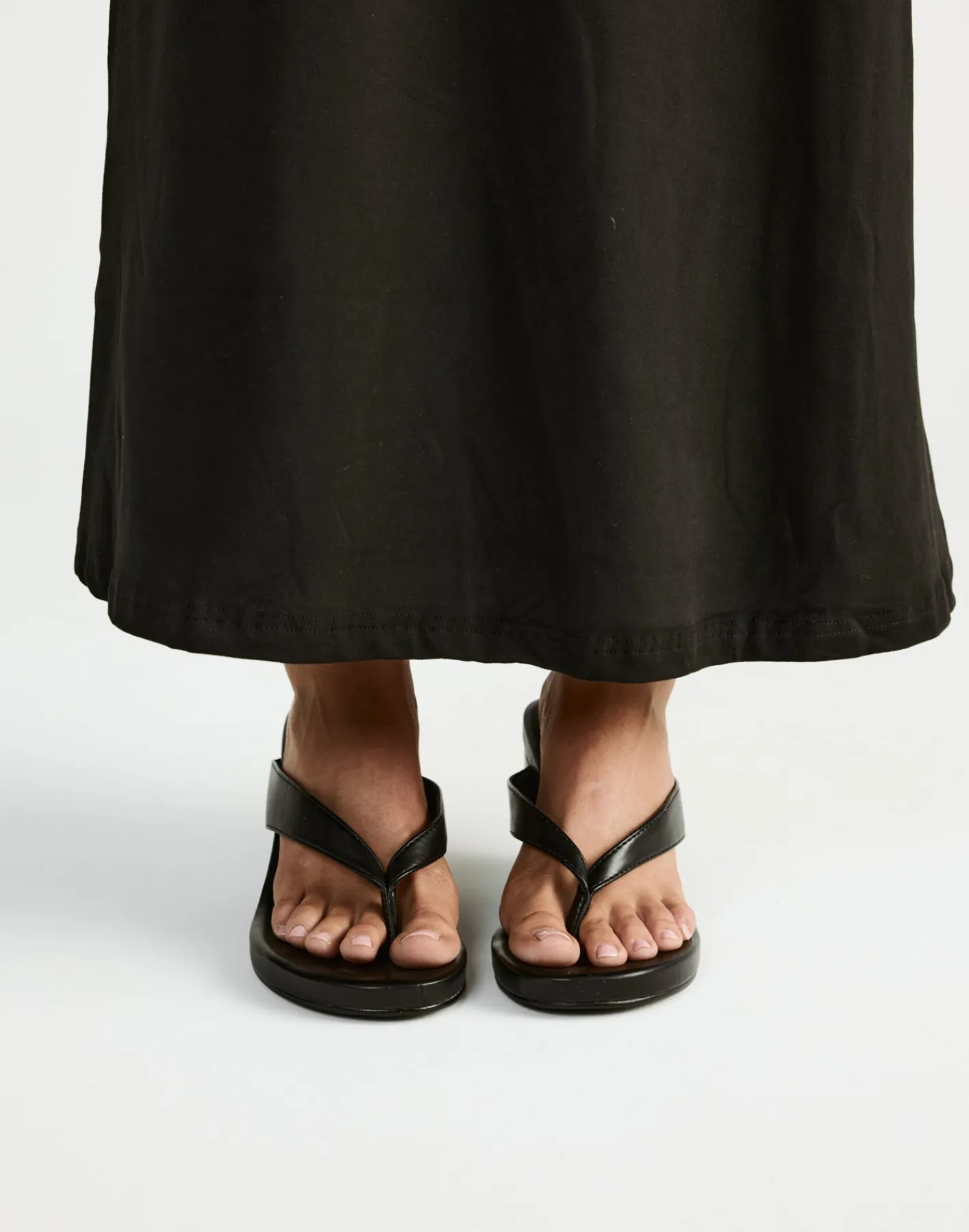 Ren Wedges (Black Smooth PU) - By*Therapy New