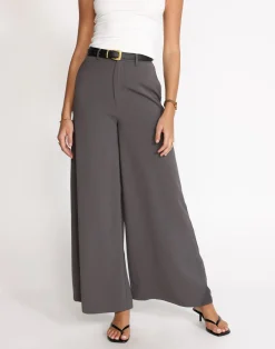 Rima Pants (Fossil)*CHARCOAL Hot
