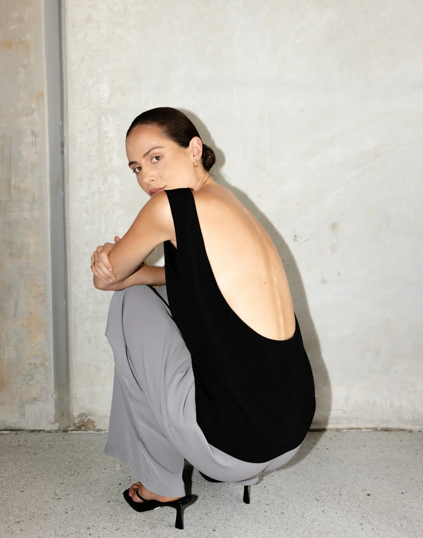 Riona Top (Black)*CHARCOAL Online
