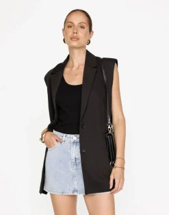 Riri Denim Mini Skirt (Light Vintage)*CHARCOAL Outlet