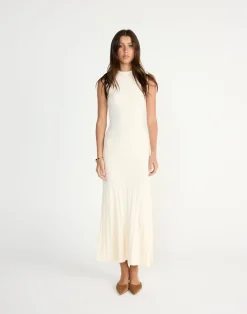 Robin Maxi Dress (Oat)*CHARCOAL CLOTHING Best