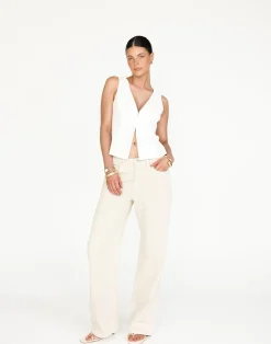 Roisin Top (White)*CHARCOAL Discount