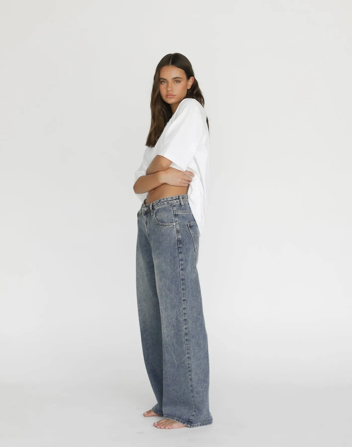 Roman Jeans (Faded)*CHARCOAL Discount