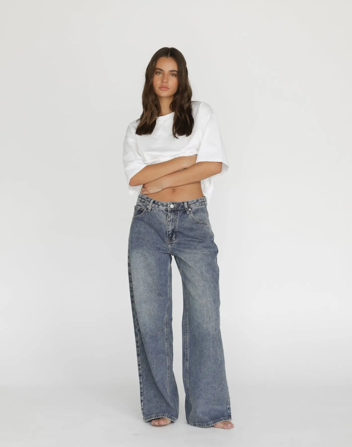 Roman Jeans (Faded)*CHARCOAL Discount