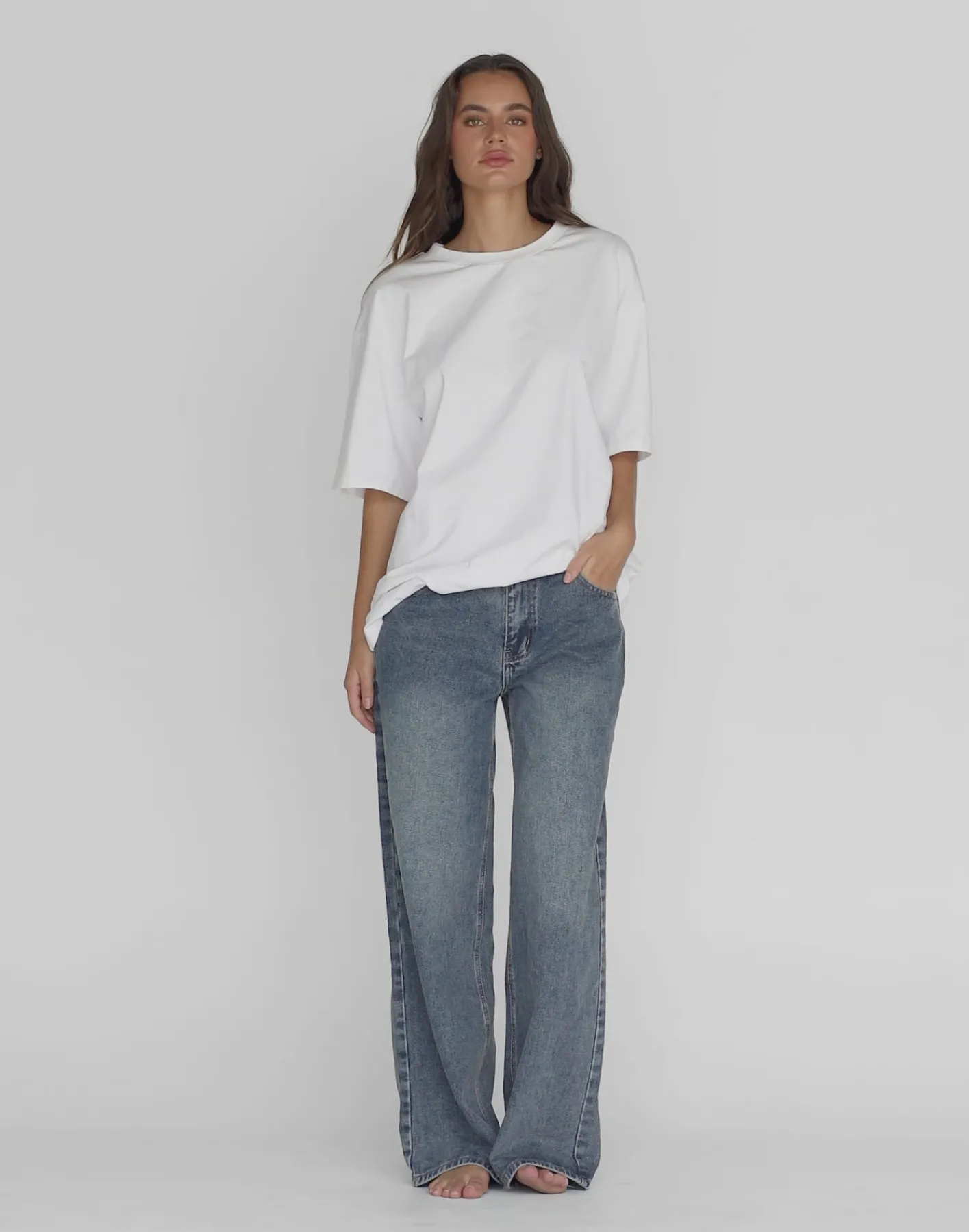 Roman Jeans (Faded)*CHARCOAL Discount