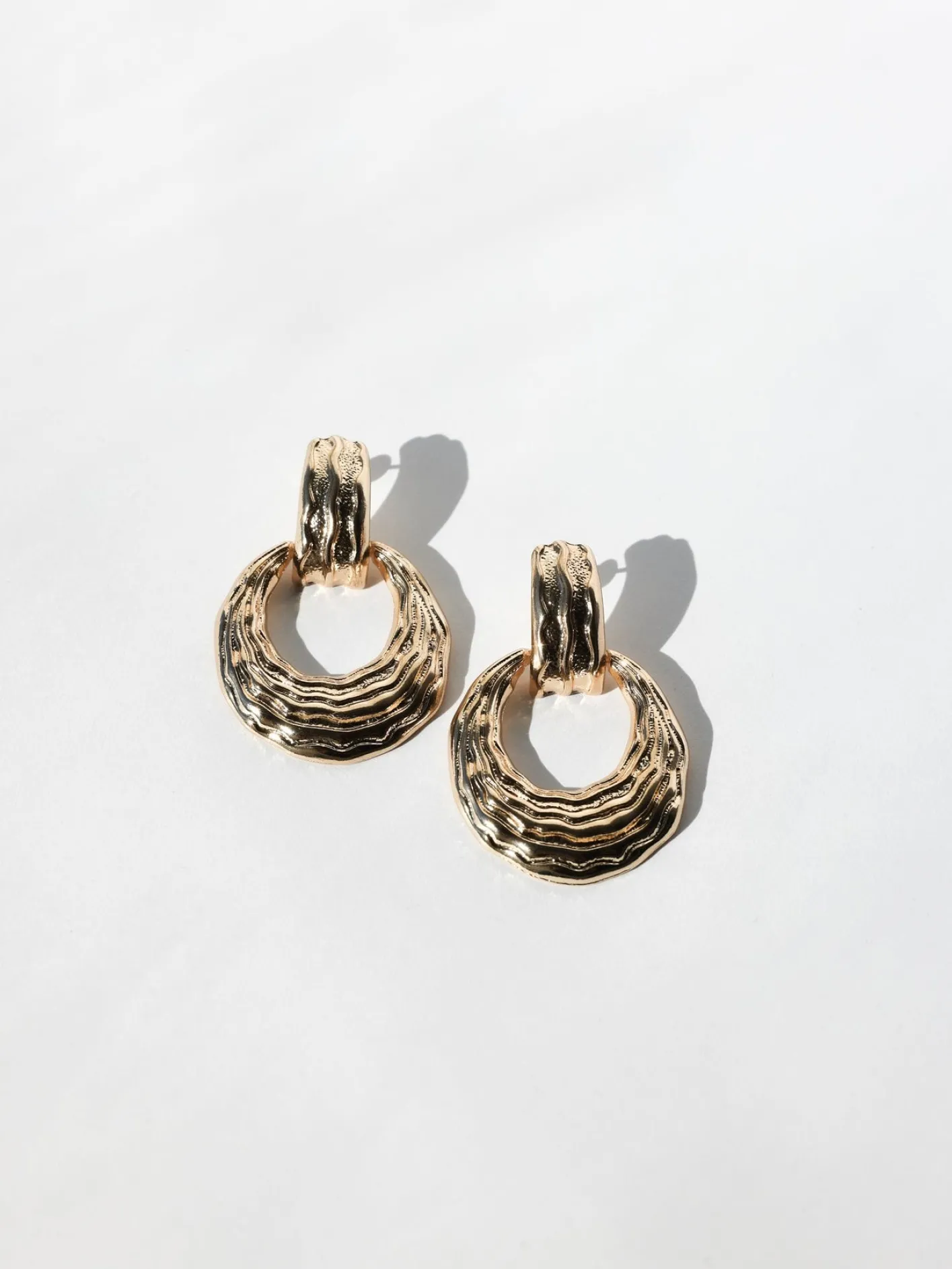 Romano Earrings (Gold)*CHARCOAL Clearance