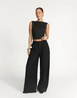 Romina Top (Black)*CHARCOAL Sale