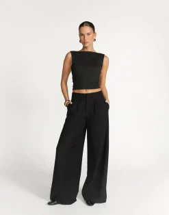 Romina Top (Black)*CHARCOAL Sale