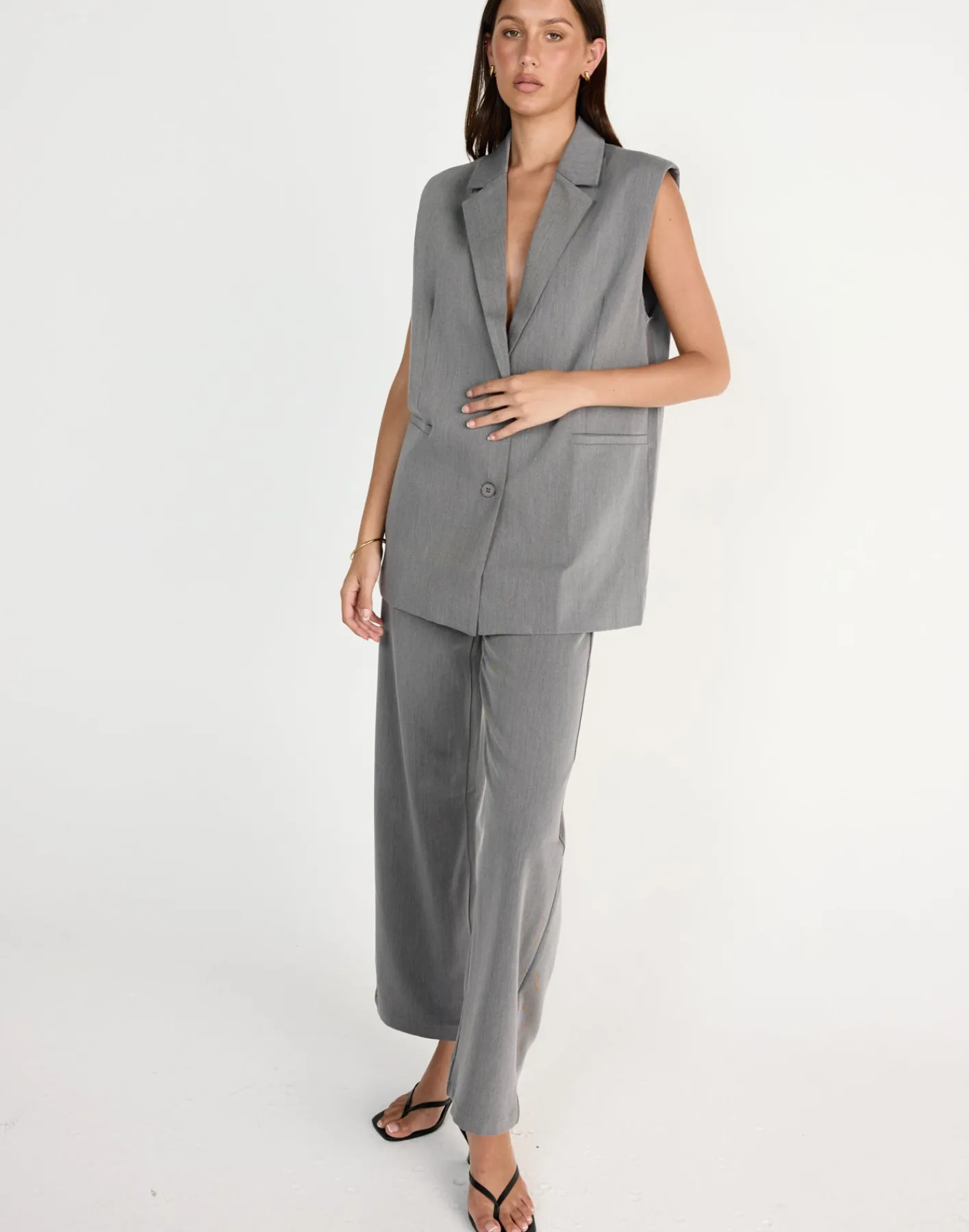 Rory Vest (Grey)*CHARCOAL CLOTHING Discount