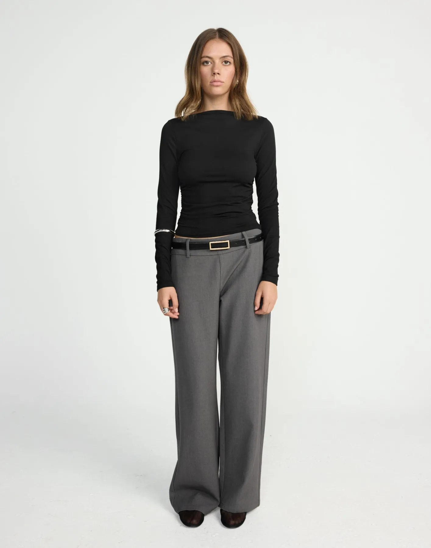 Rosalinda Pants (Textured Slate)*CHARCOAL CLOTHING Online