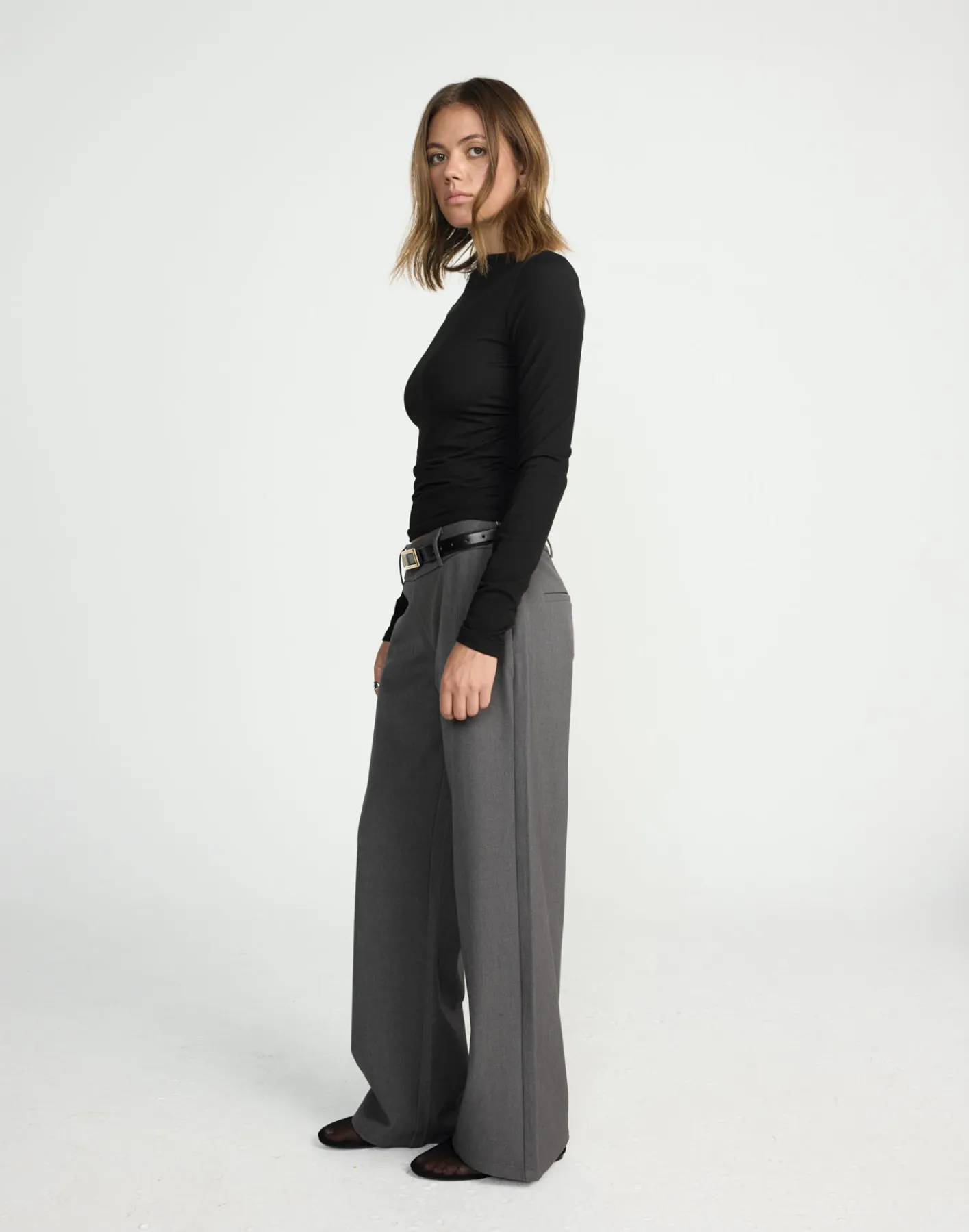 Rosalinda Pants (Textured Slate)*CHARCOAL CLOTHING Online
