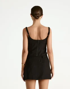 Roshan Top (Black)*CHARCOAL Sale