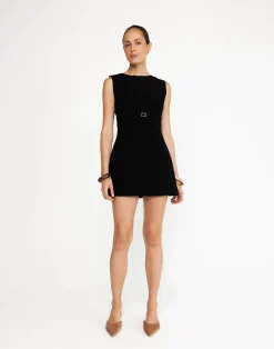 Rukaya Mini Dress (Black)*CHARCOAL New
