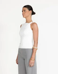 Sahana Top (White)*CHARCOAL Clearance