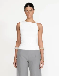 Sahana Top (White)*CHARCOAL Clearance