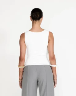 Sahana Top (White)*CHARCOAL Clearance