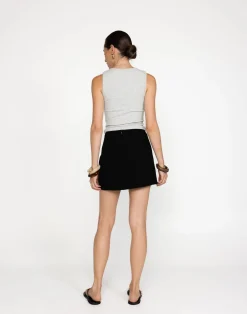Sandra Mini Skirt (Black)*CHARCOAL Online