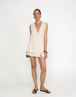 Sandra Mini Skirt (Latte)*CHARCOAL Hot