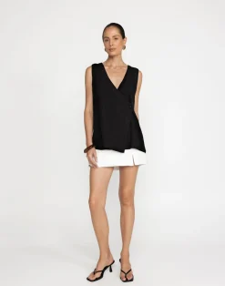 Sandra Mini Skirt (White)*CHARCOAL Online