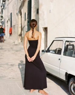 Sarie Maxi Dress (Chocolate)*CHARCOAL Clearance