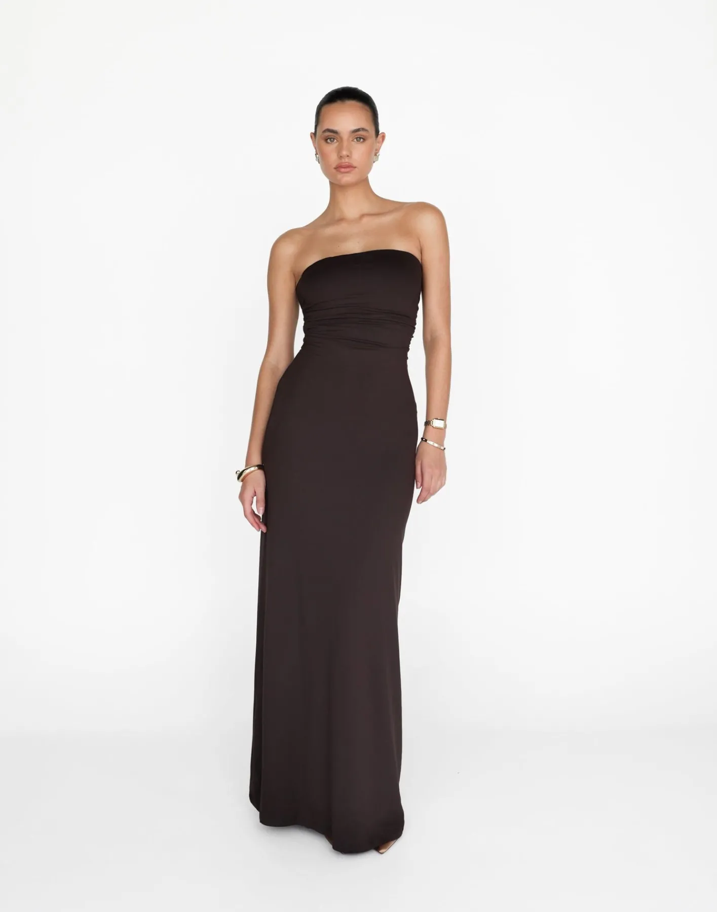 Sarie Maxi Dress (Chocolate)*CHARCOAL Hot