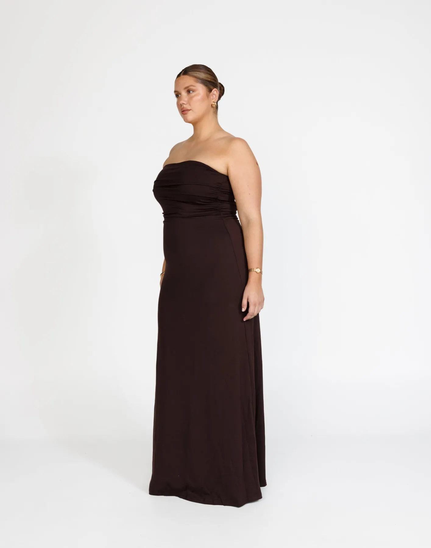 Sarie Maxi Dress (Chocolate)*CHARCOAL Hot