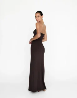 Sarie Maxi Dress (Chocolate)*CHARCOAL Hot