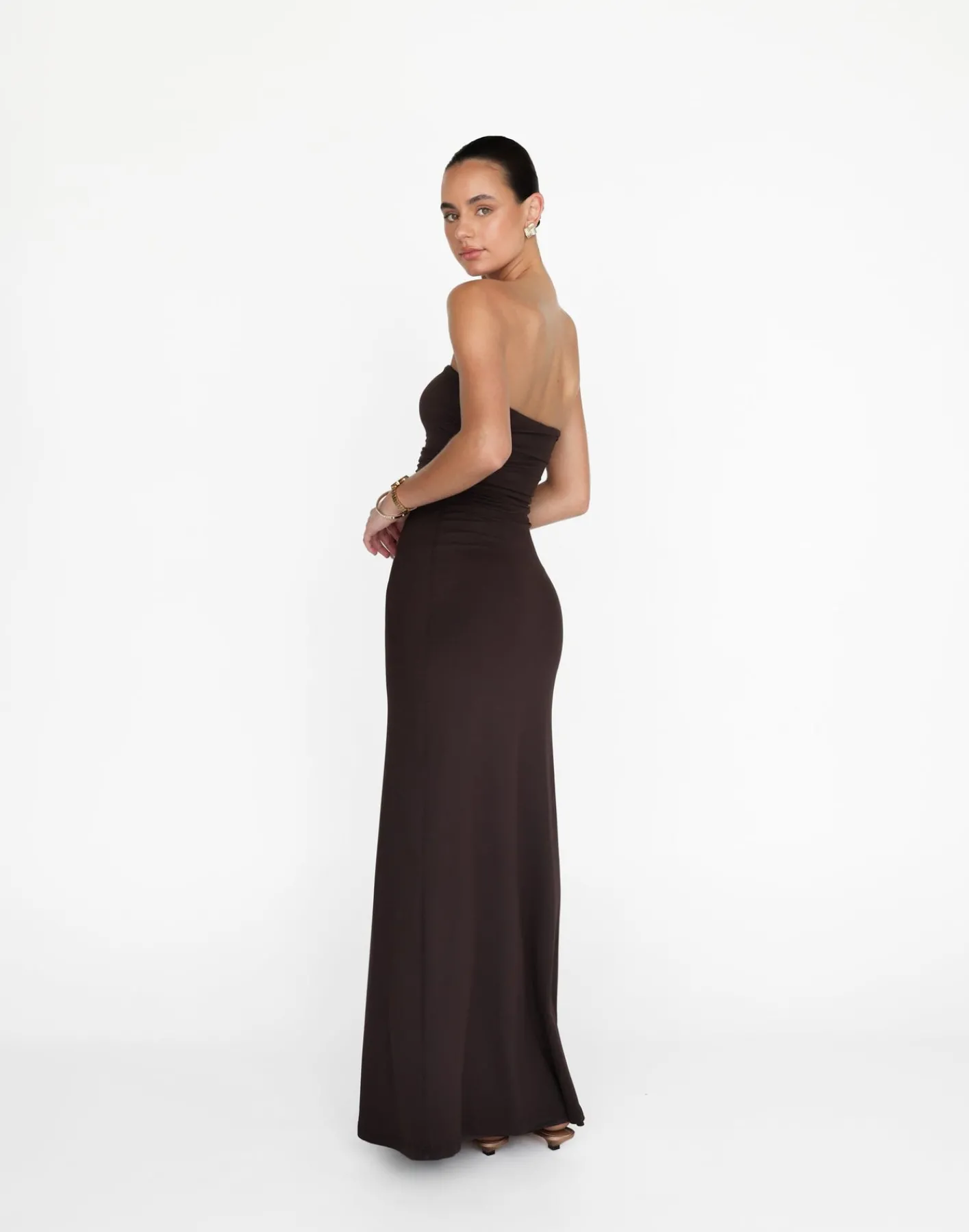 Sarie Maxi Dress (Chocolate)*CHARCOAL Hot