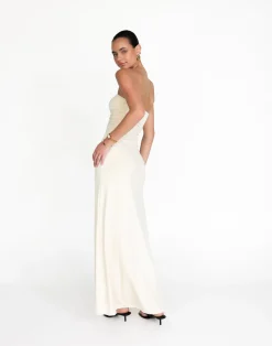 Sarie Maxi Dress (Oat)*CHARCOAL Clearance