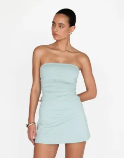 Sarie Mini Dress (Azure)*CHARCOAL Clearance