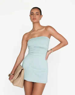 Sarie Mini Dress (Azure)*CHARCOAL New