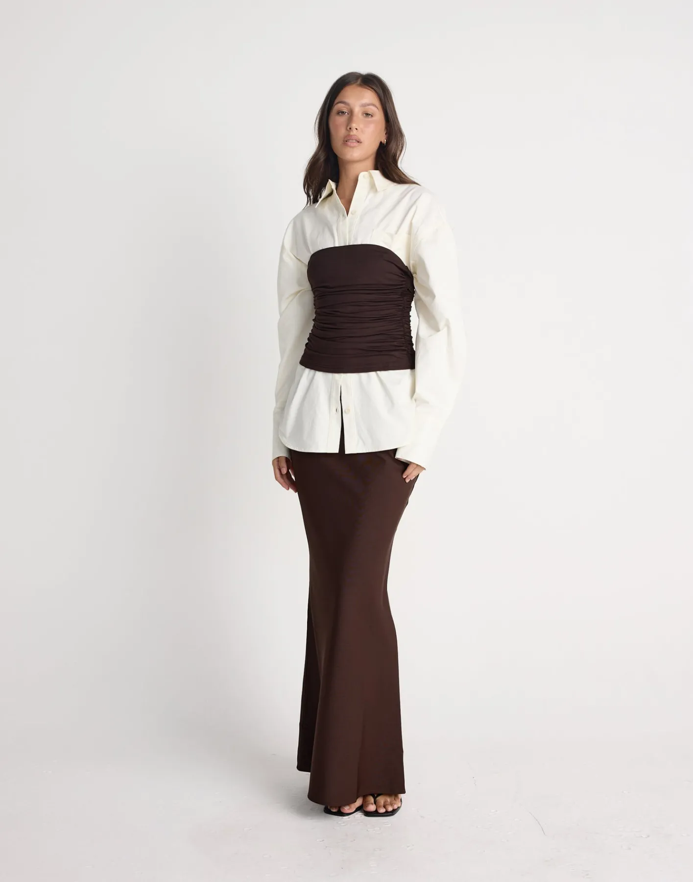 Sarie Top (Chocolate)*CHARCOAL CLOTHING Fashion