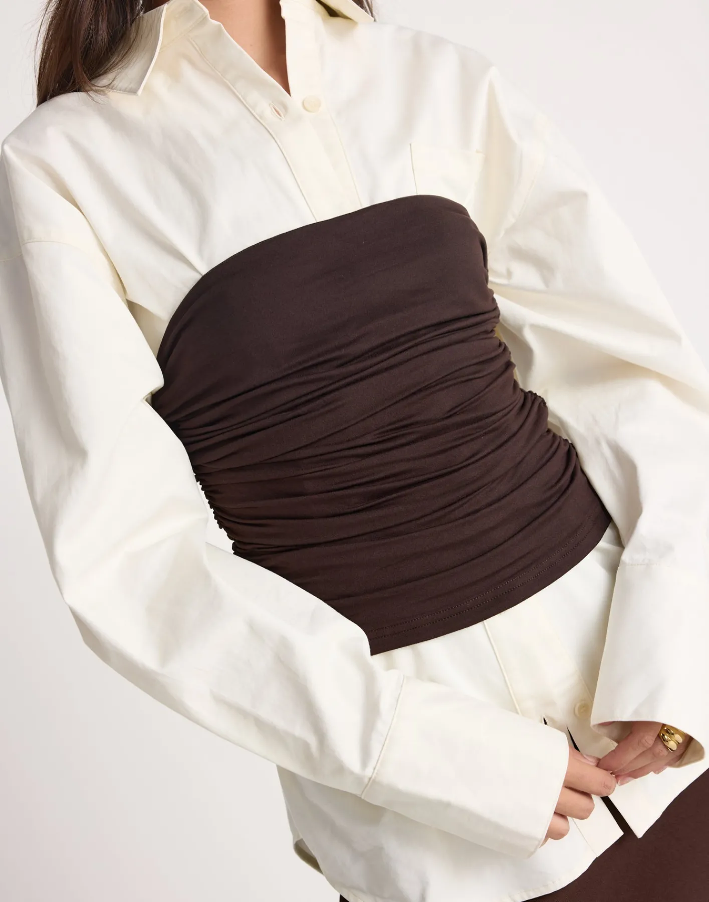 Sarie Top (Chocolate)*CHARCOAL CLOTHING Fashion