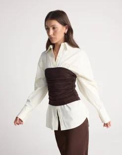 Sarie Top (Chocolate)*CHARCOAL CLOTHING Fashion