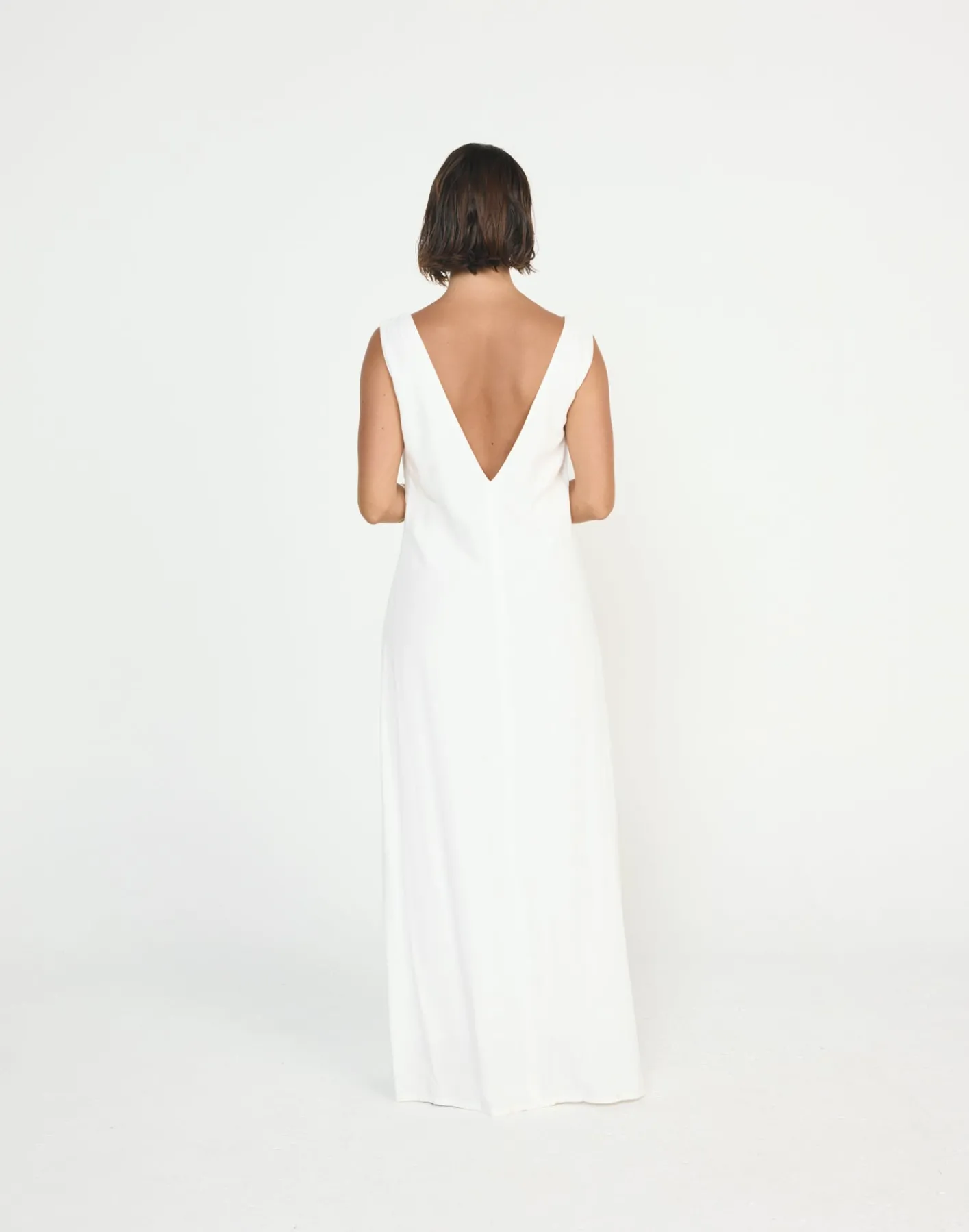 Seascape Maxi Dress (White)*CHARCOAL CLOTHING Sale