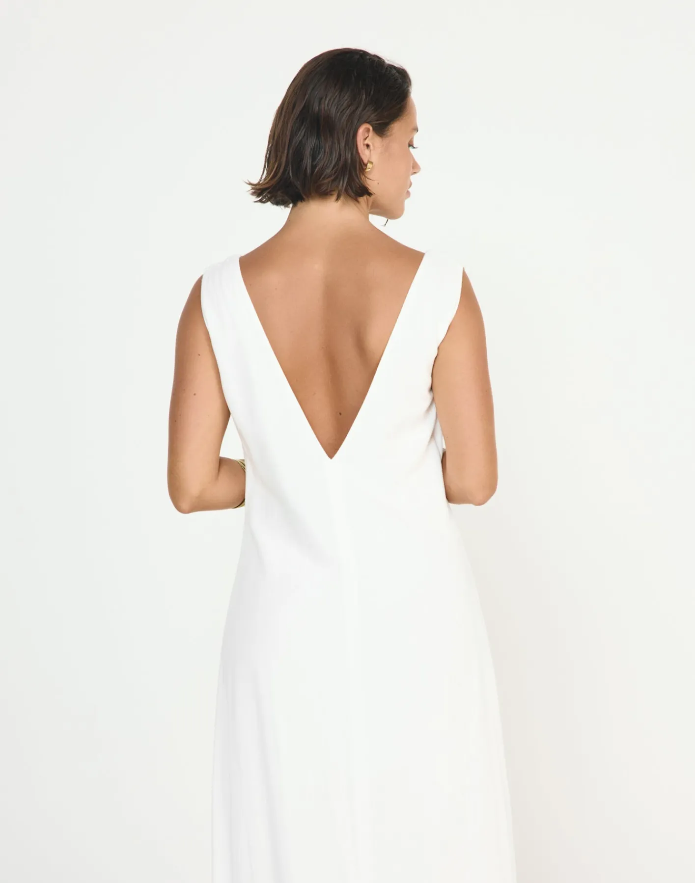 Seascape Maxi Dress (White)*CHARCOAL CLOTHING Sale