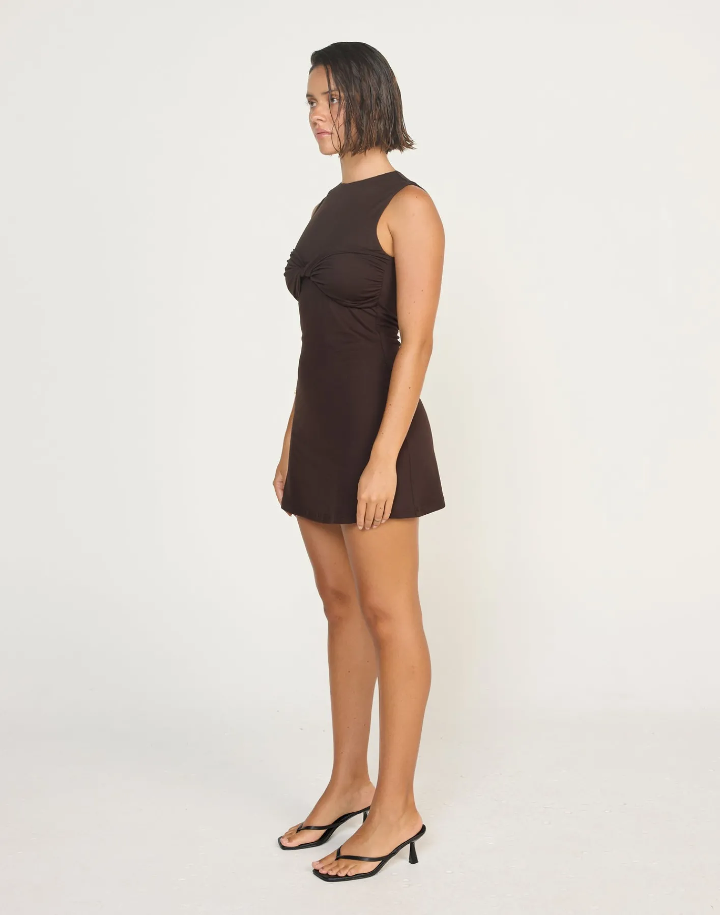 Seaside Mini Dress (Chocolate)*CHARCOAL CLOTHING New