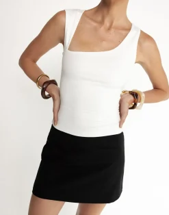 Sharona Top (White)*CHARCOAL Fashion