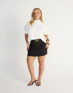 Sherin Mini Skirt (Black)*CHARCOAL CLOTHING Sale