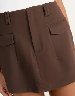 Sherin Mini Skirt (Chocolate)*CHARCOAL CLOTHING New