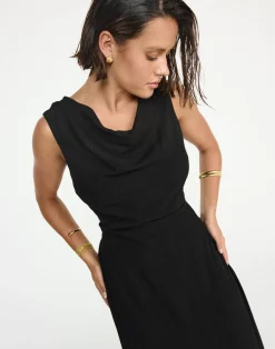 Shoreline Maxi Dress (Black)*CHARCOAL CLOTHING New