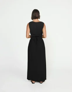 Shoreline Maxi Dress (Black)*CHARCOAL CLOTHING New