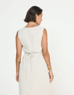 Shoreline Maxi Dress (Latte)*CHARCOAL CLOTHING Clearance