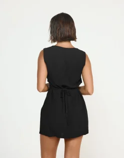Shoreline Mini Dress (Black)*CHARCOAL CLOTHING Sale