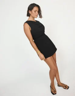 Shoreline Mini Dress (Black)*CHARCOAL CLOTHING Sale